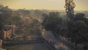 Vrindavan, India. A view from Madan Mohan temple.