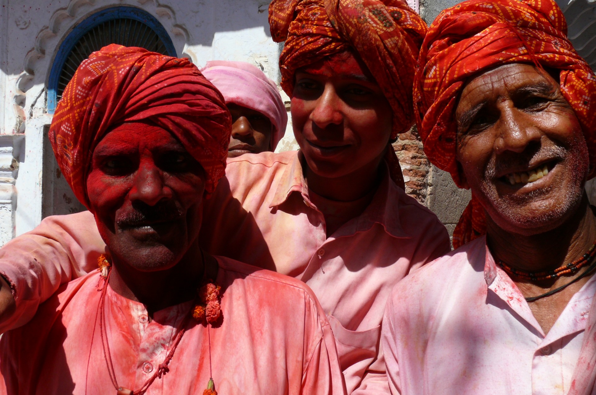 Holi festival at Javat. On the set of the 'Reconnection', an award-winning film.