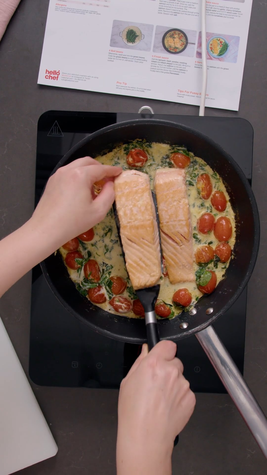Featured image for “Unbox Creamy Tuscan Salmon – Social Video”