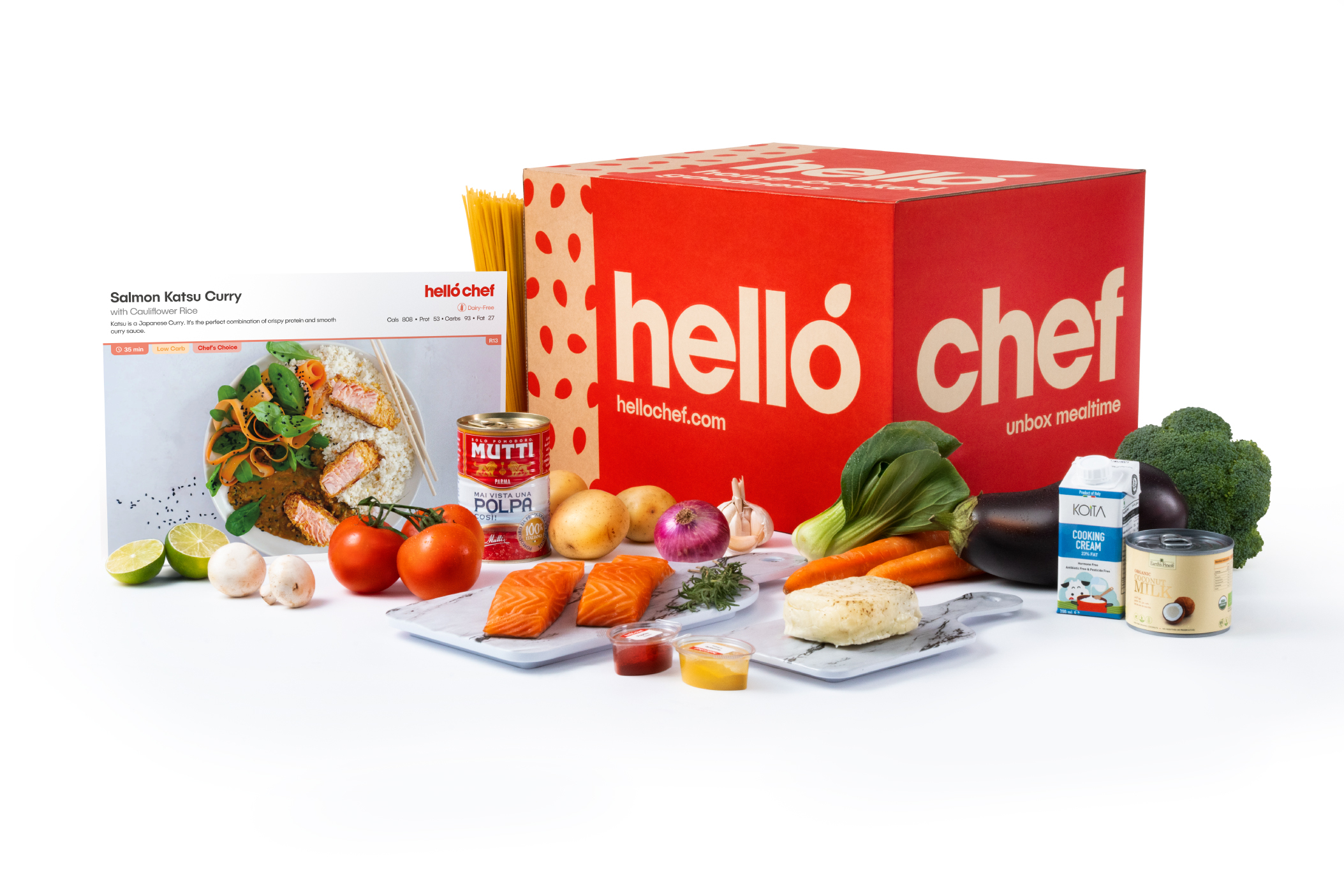 Brand Refresh Photoshoot for Hello Chef, a home meal kit delivery service