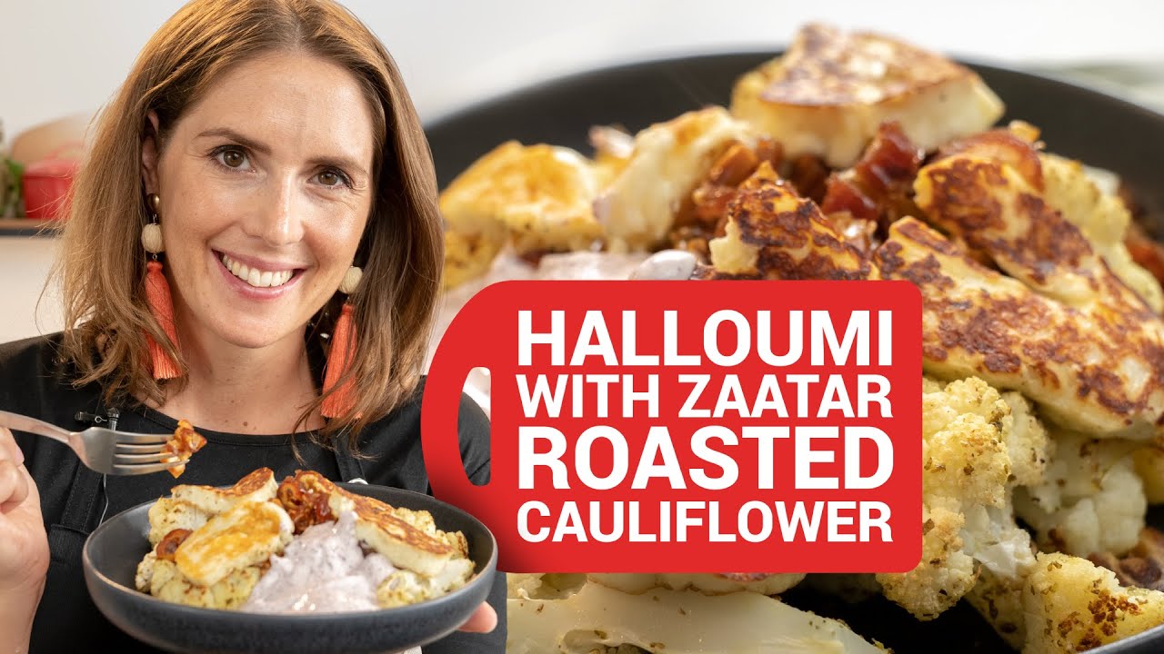 Featured image for “Halloumi with Zaatar Roasted Cauliflower – Cooking Show”