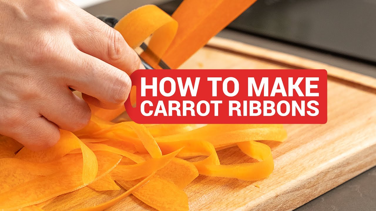 Featured image for “How to make carrot ribbons – A Tip – Cooking Show”